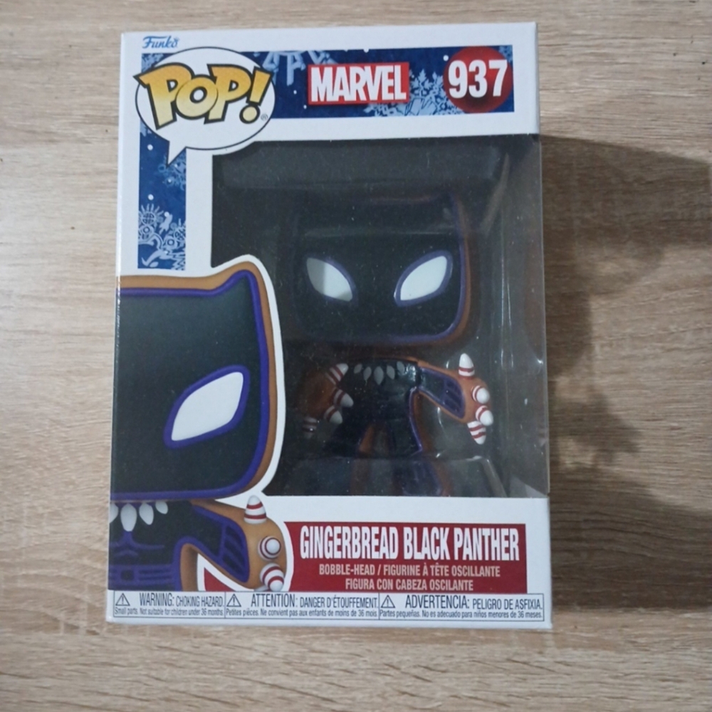 Gingerbread Black Panther Funko Pop